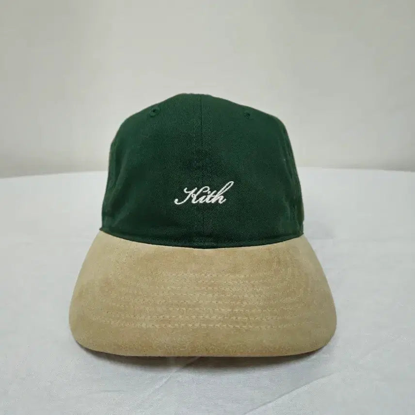 [BUNJANG] Kith Dark Green Beige Ball Cap / KITH 다크그린 베이지 볼캡