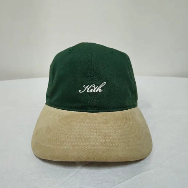 [BUNJANG] Kith Dark Green Beige Ball Cap / KITH 다크그린 베이지 볼캡