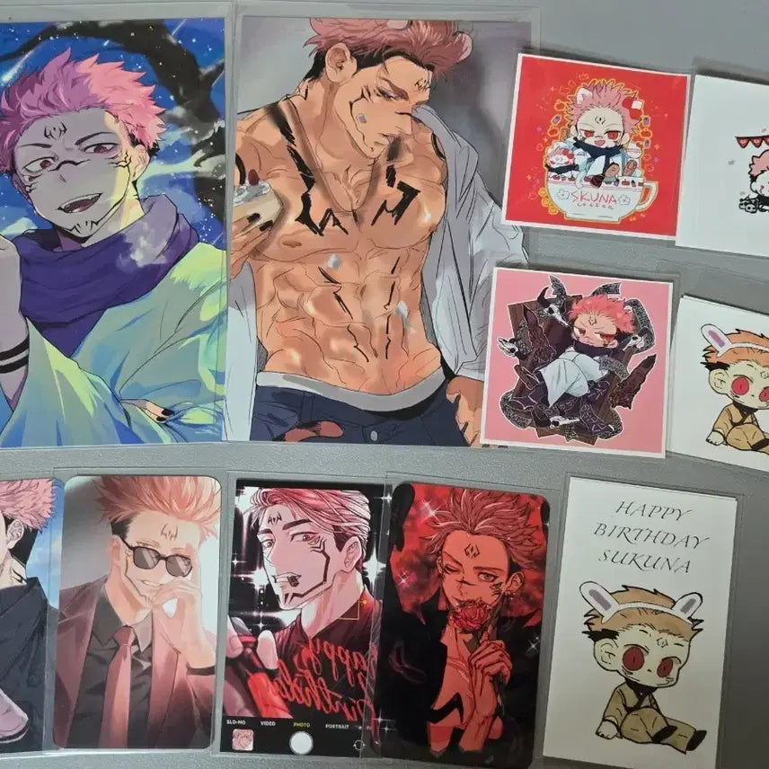 [BUNJANG] Jujutsu Kaisen Sukuna 2023 Birthday Cafe Pre-order Bonus / 주술회전 스쿠나 2023 생일 카페 전프레