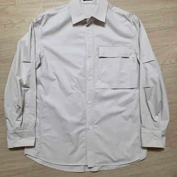 [BUNJANG] Allegri Premium Outer Shirt M (100-105) Light Beige / 알레그리 프리미엄 아우터 셔츠 M 오버핏 100-105 정가 32만원 라이트베이지