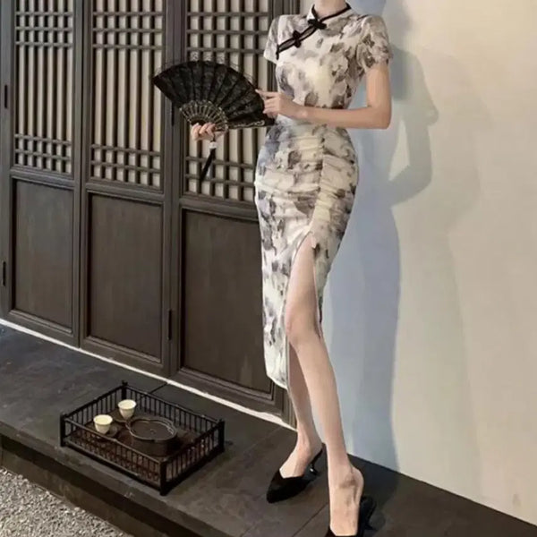 [BUNJANG] Flower Pattern Long Dress / 애장템 플라워 패턴 롱 원피스 중고