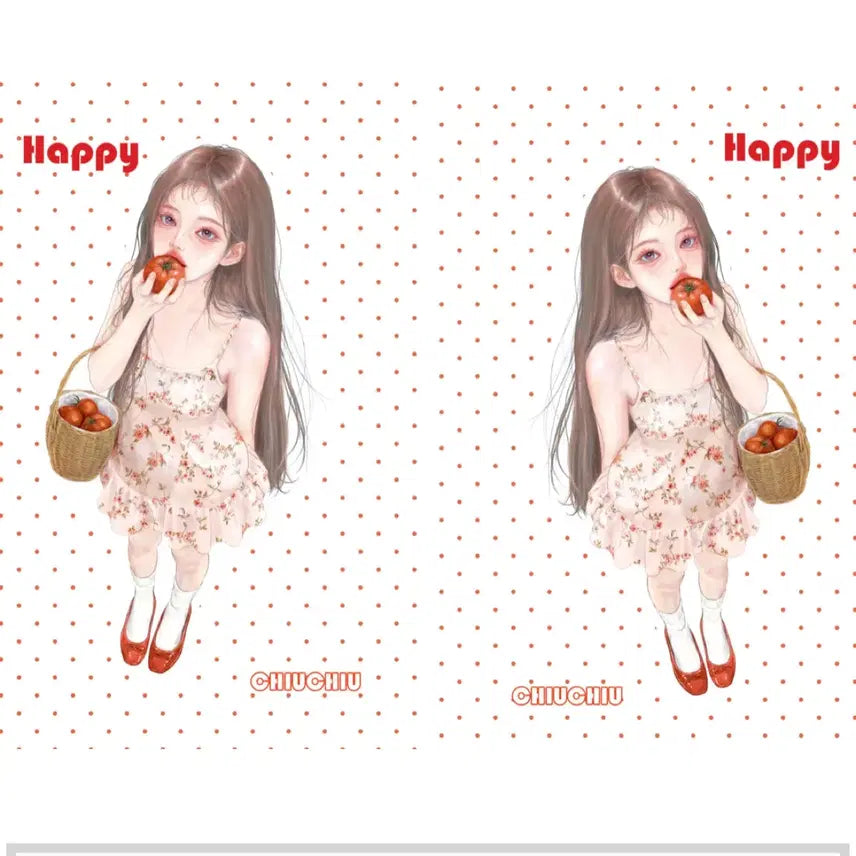 [BUNJANG] Chiyu Ins Tomato Girl Set (2 Types) / 치유인스 토마토소녀 2종