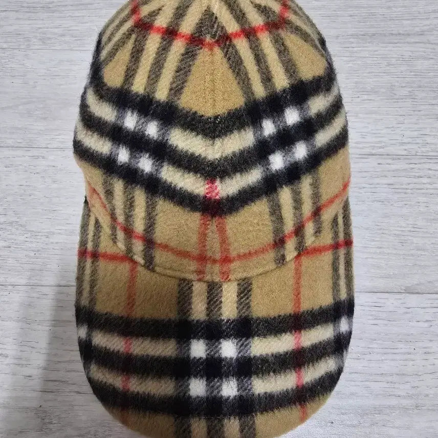 [BUNJANG] Burberry Check Wool Cap Size S / (정품) 버버리 체크 울 볼캡 S사이즈 (명품 남성 여성 모자)