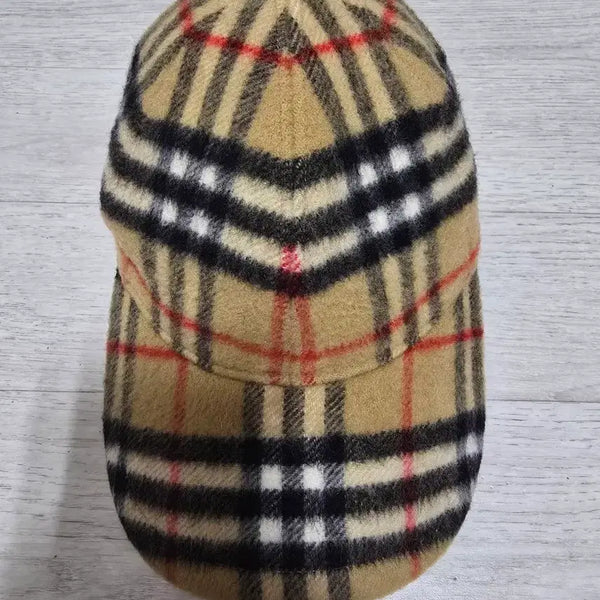 [BUNJANG] Burberry Check Wool Cap Size S / (정품) 버버리 체크 울 볼캡 S사이즈 (명품 남성 여성 모자)