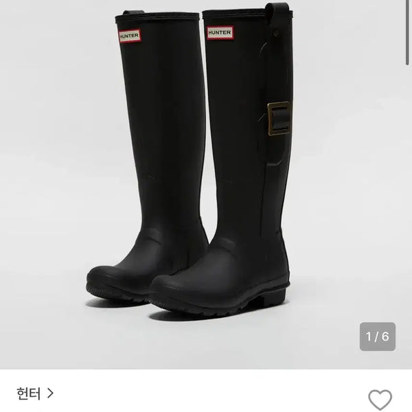 [BUNJANG] Hunter Original Tall Buckle Rain Boots Black / 새상품 헌터 오리지널 톨 버클 레인부츠