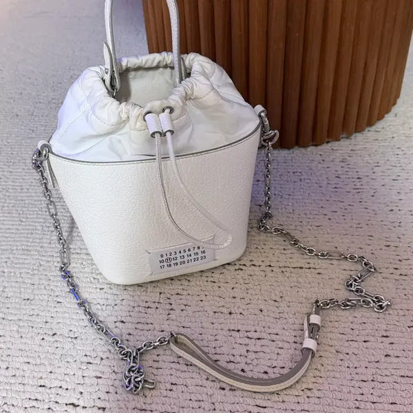[BUNJANG] Maison Margiela 5AC Bucket Bag White / 메종 마르지엘라 5AC 버킷백 화이트
