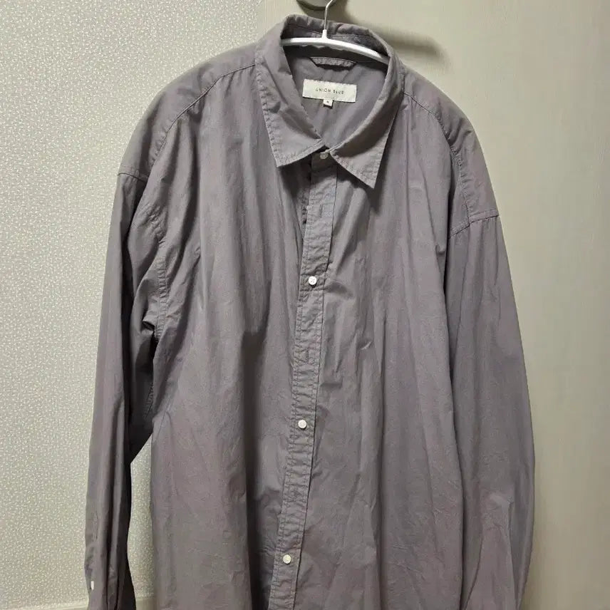 [BUNJANG] Union Blue Laundry Shirt Charcoal XL / 유니온블루 런드리 셔츠 차콜 xl 사이즈