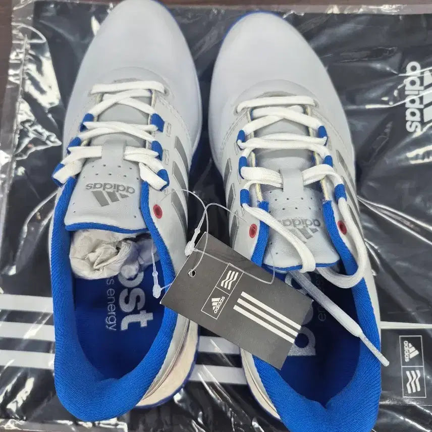 [BUNJANG] Adidas W adipower Boost 3 Golf Shoes White/Blue 260mm / 아디다스 골프화 260 (BOOST3)
