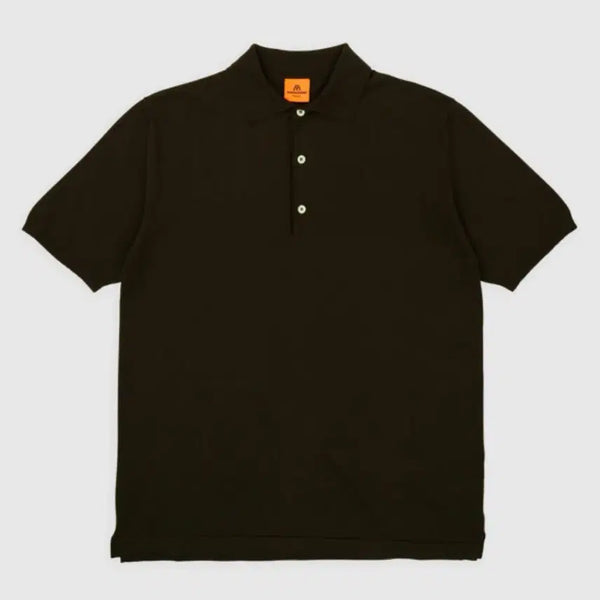 [BUNJANG] Andersen Andersen Short Sleeve Polo Shirt Brown / 안데르센안데르센 반팔 폴로 셔츠 브라운