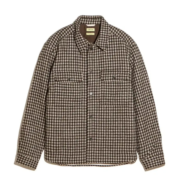 [BUNJANG] De Bonne Facture Two Pocket Over Shirt Undyed Check Sonsie Tweed / 드본팩쳐 오버셔츠 de bonne facture