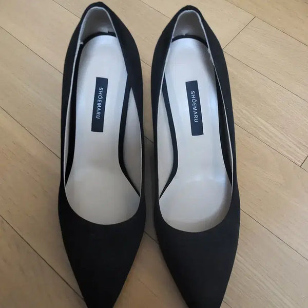 [BUNJANG] Black Suede Shoes (Size 230) / 블랙 스웨이드 구두