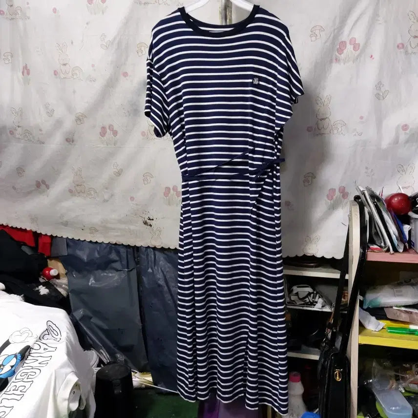 [BUNJANG] Keith Navy Stripe Long Dress / 키이스KEITH   롱  원피스