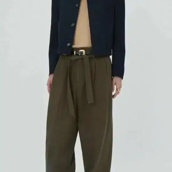 [BUNJANG] Recto Belted Pants M / 렉토 벨티드팬츠 M