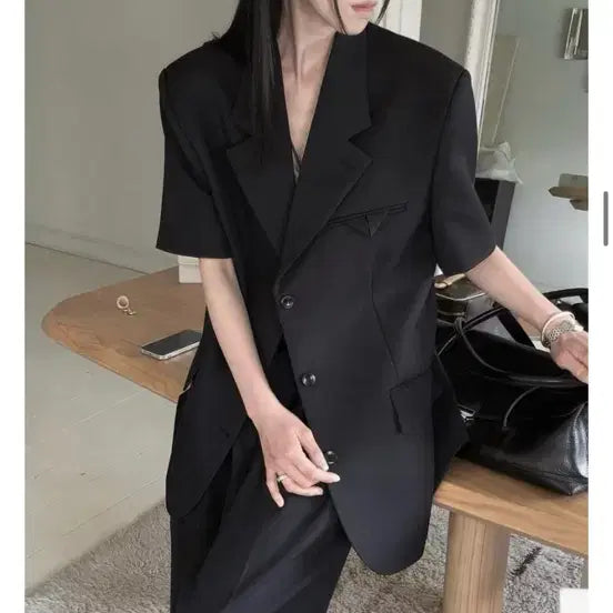 [BUNJANG] LeButter Breeze Wool Jacket (Black/Beige) / 르버터 브리즈 울자켓 새상품 (블랙/베이지)