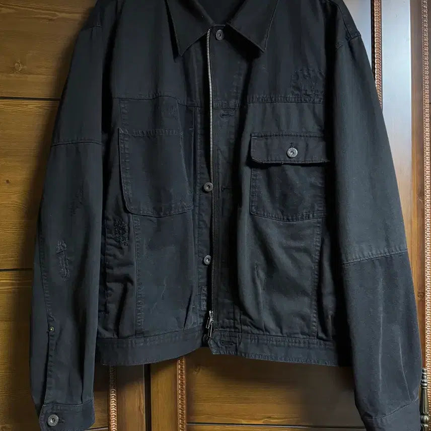[BUNJANG] Polilu 26SS Sashiko Trucker Docking Jacket OG / 3)폴리테루 26ss 사시코 트러커 도킹자켓 og ver