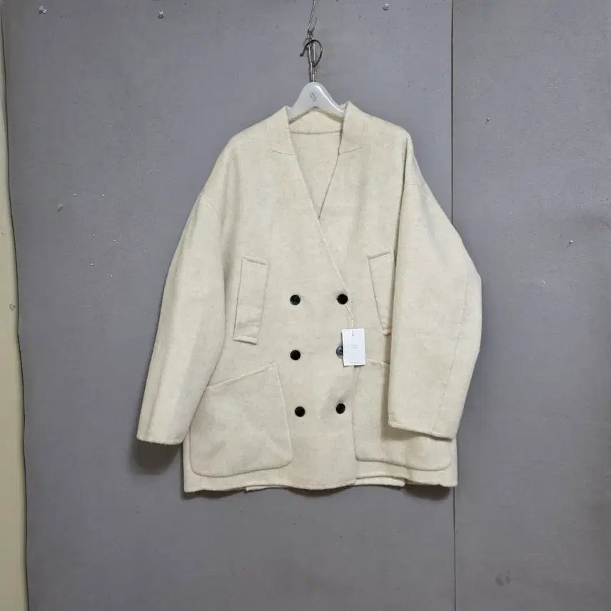 [BUNJANG] Handmade Boxy Fit Coat / 박시핏 핸드메이드 코트 FF    n7614  미착용제품