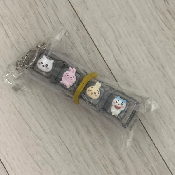 [BUNJANG] Hachiware & Usagi "Nonsensical Friends" Keychain with Light-up Keycap / 먼작귀 키캡 클리커 키링 하치와레 치이카와 우사기