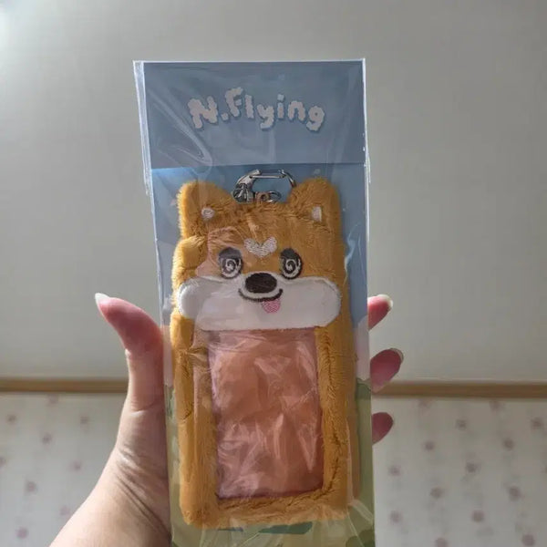 [BUNJANG] N.Flying Drumgae Dongmengyi Photocard Holder Keyring / 엔플라잉 팝업굿즈 드럼개 동멩이 포토카드홀더키링