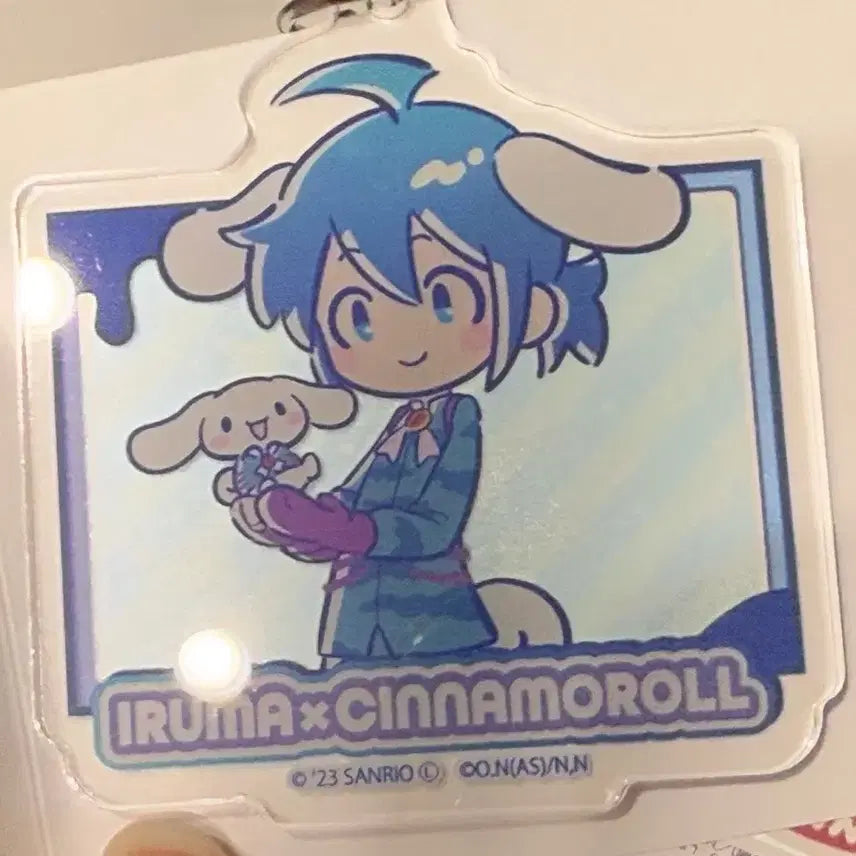 [BUNJANG] Iruma & Cinnamoroll Acrylic Keyring / 악입문) 이루마&시나모롤 아크릴키링