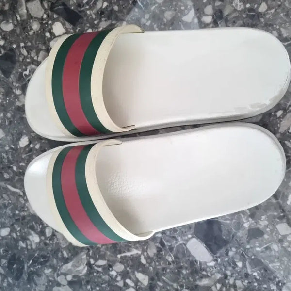 [BUNJANG] Gucci Slide Sandals White / 구찌 슬라이드 샌들 화이트 (정품) 8 마지막 할인