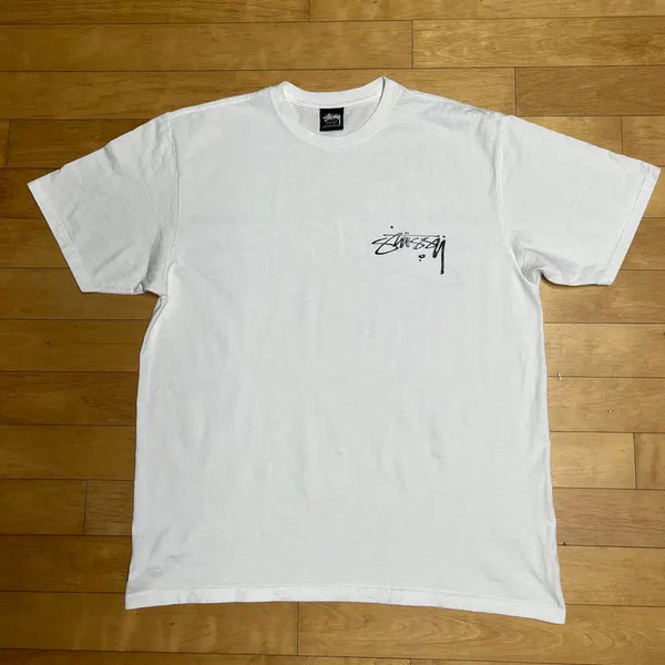 [BUNJANG] Stussy Mercury T-Shirt White L / 스투시 머큐리 티셔츠 화이트 L