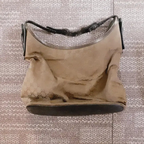 [BUNJANG] Gucci Canvas Hobo Bag Mini Tote Bag / 구찌 캔버스 호보백 명품에코백 gucci 명품가방 명품핸드백 명품백 미니백 명품 정품 토드백
