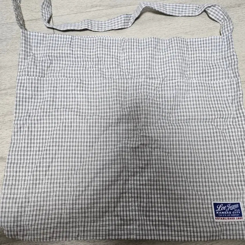 [BUNJANG] Ri Check Pattern Eco Bag / 리 에코백