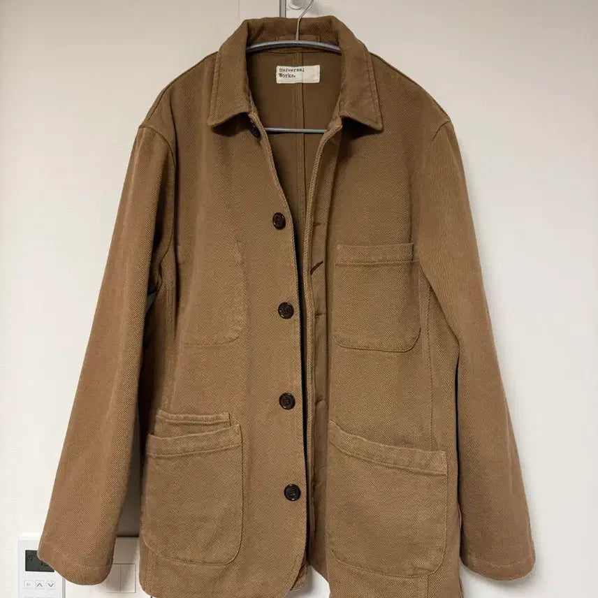 [BUNJANG] Universal Works Baker Jacket Twill Cotton Camel XL / 유니버셜웍스 베이커 자켓 XL(100-105) 트윌 코튼 카멜