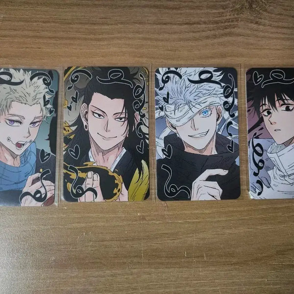 [BUNJANG] Jujutsu Kaisen Merchandise Bundle Set / 주술회전 비공굿 4장 일괄