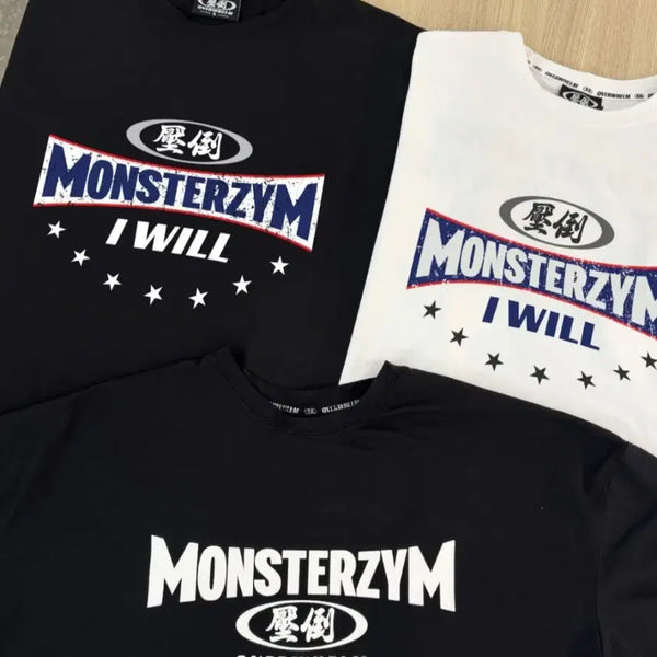 [BUNJANG] Monsterzym 2026 T-Shirt Black 2XL / [블랙/2XL] 2026 압도 X 몬스터짐 티셔츠 5Size