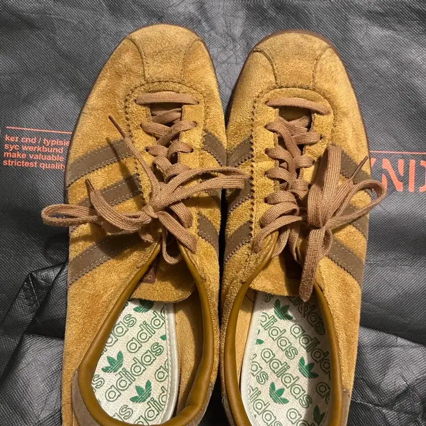 [BUNJANG] Adidas Tobacco Gruen Mesa Brown Desert Sneakers / 아디다스 토바코 그루엔 메사 브라운 데저트