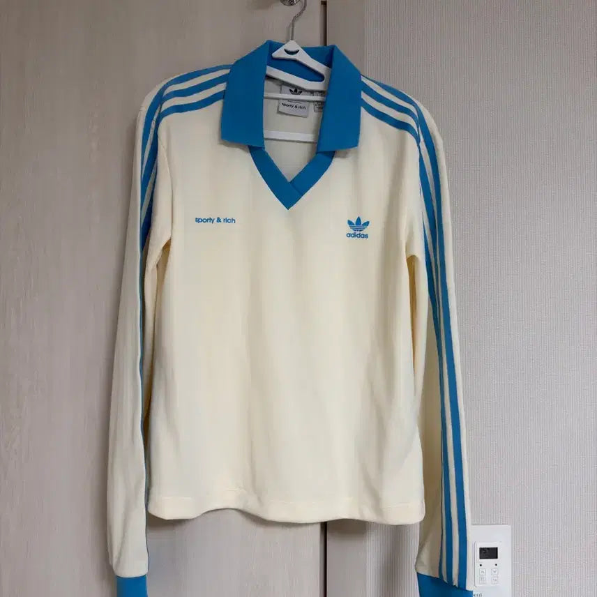 [BUNJANG] Adidas x Sporty & Rich Long Sleeve Shirt / 아디다스 스포티앤리치 롱슬리브 (착용x)