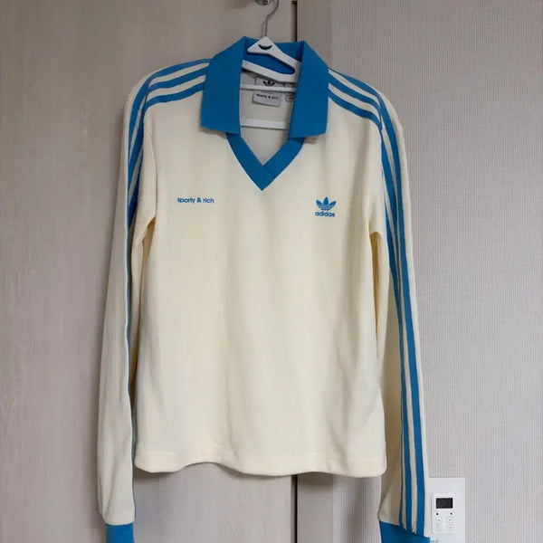[BUNJANG] Adidas x Sporty & Rich Long Sleeve Shirt / 아디다스 스포티앤리치 롱슬리브 (착용x)