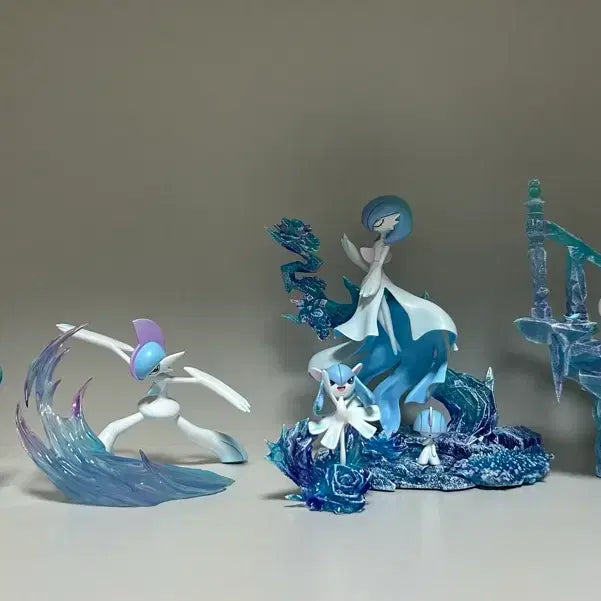 [BUNJANG] Pokemon Scale World Mega Gardevoir & Gallade Evolution Tree Set / 포켓몬 스케일월드 zxz 메가 가디안, 엘레이드 진화트리 싸게 팝니다