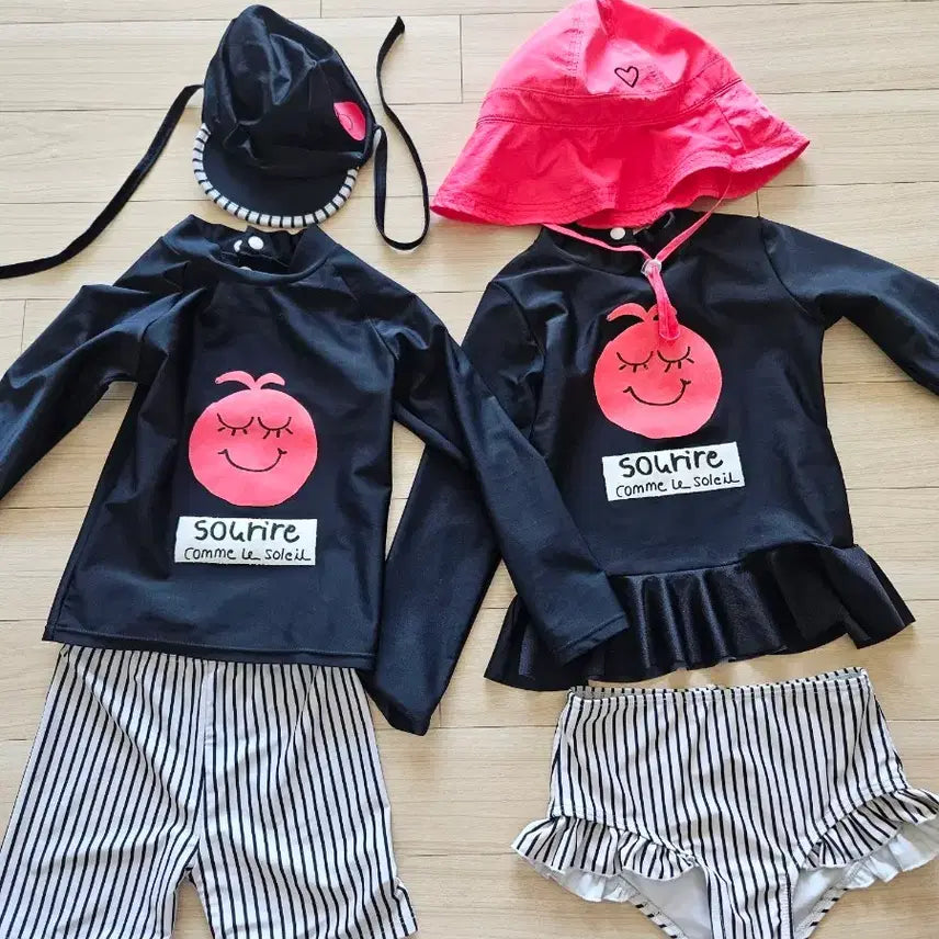 [BUNJANG] Limité Doudou Rash Guard Swimsuit / 리미떼두두 래쉬가드 수영복