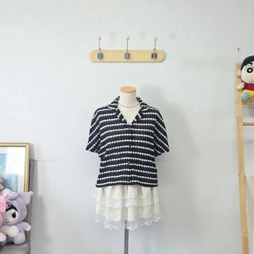 [BUNJANG] TOPTEN Net Knit Cardigan / 빈티지 만원샵 TOPTEN 그물 니트 가디건