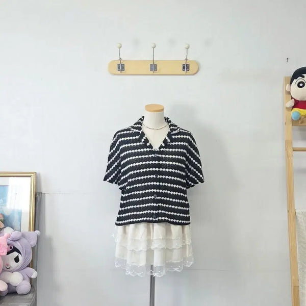 [BUNJANG] TOPTEN Net Knit Cardigan / 빈티지 만원샵 TOPTEN 그물 니트 가디건
