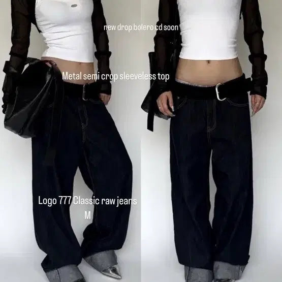 [BUNJANG] KIMSEOUL 777 Classic Raw Jeans / 킴즈서울 킴서울 KIMSEOUL 777 CLASSIC RAW JEANS
