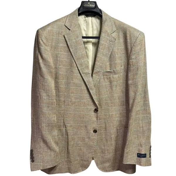 [BUNJANG] Brooks Brothers Linen 2-Button Sport Jacket Beige / (새상품) 브룩스브라더스 린넨2버튼 스포츠자켓 베이지 46R