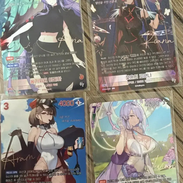 [BUNJANG] Epic Seven Nibel Arena Signed & Standard Leader Cards Bundle Set / 니벨아레나 에픽세븐 싸인카드및 일반 리더카드 일괄판매