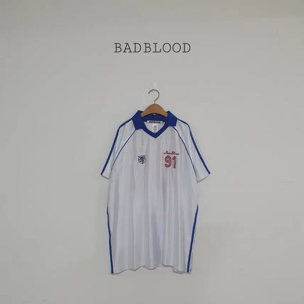[BUNJANG] Bad Blood Football Jersey White / No.26072512 배드블러드 풋볼져지 화이트 축구져지