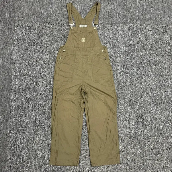 [BUNJANG] Whoau Khaki Cotton Overalls Pants M / 후아유 카키 면 오버롤 팬츠