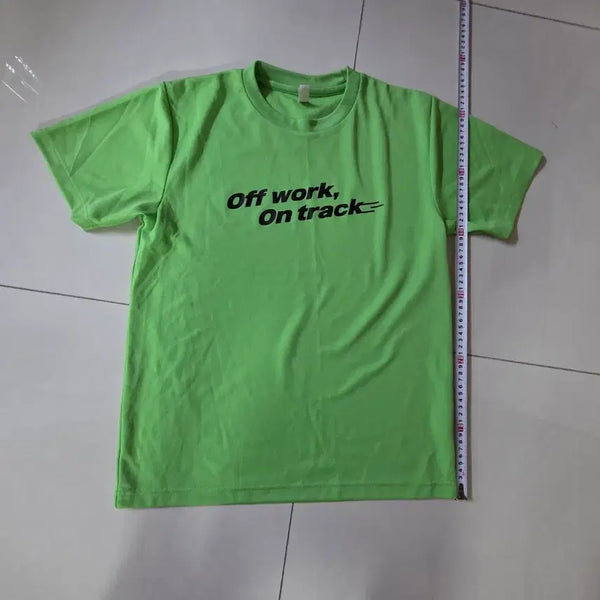 [BUNJANG] Lime Green Short Sleeve T-Shirt / 라임색 반팔 티셔츠