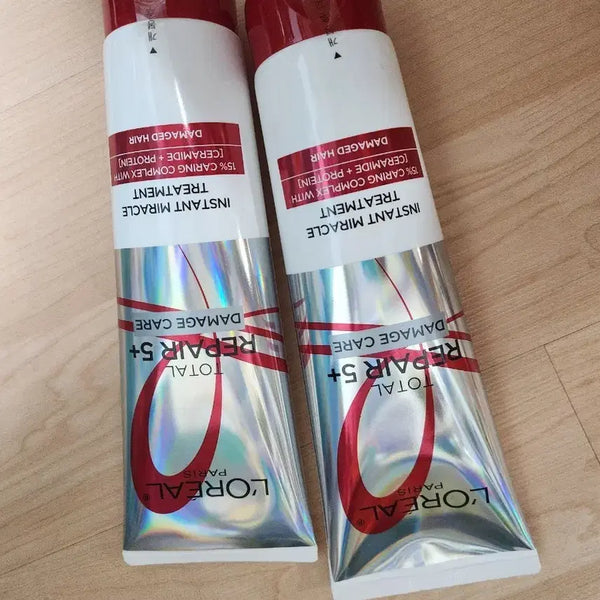 [BUNJANG] L'Oréal Paris Total Repair 5+ Instant Miracle Treatment Set / 로레알 파리 토탈 리페어 5+ 인스턴트 미라클 트리트먼트 2개