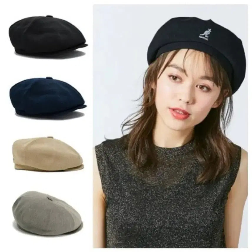 [BUNJANG] Kangol Bamboo Hawker Beret Black / 캉골 뱀부 호커 베레모 블랙 팝니다