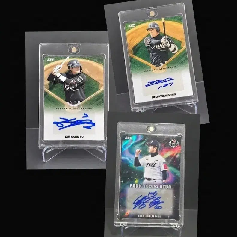 [BUNJANG] 2026 KBO Autograph Card Set (KT Park Young-hyun, Kim Sang-soo, Huh Kyung-min) / 2026 KBO 오토카드 (KT 박영현 / 김상수/  허경민 세트)