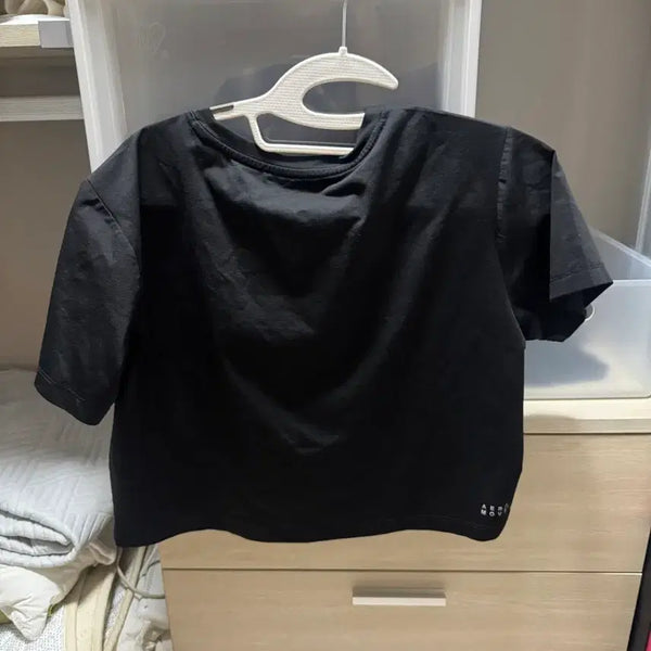[BUNJANG] Musinsa Black Short Sleeve T-Shirt / 무신사 반팔 티셔츠 검정