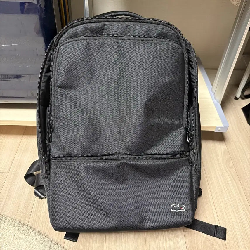 [BUNJANG] Lacoste Backpack Black / 라코스테 백팩 블랙(현백구매)