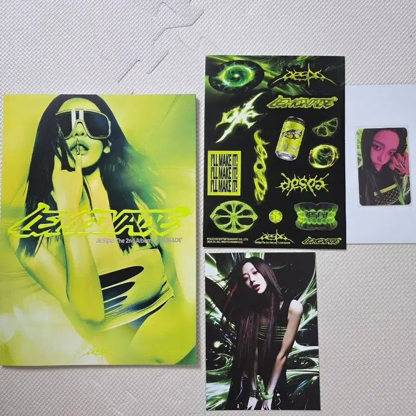 [BUNJANG] aespa Lemonade ACID NingNing Version Album / 에스파 레모네이드 ACID 닝닝 버전 앨범