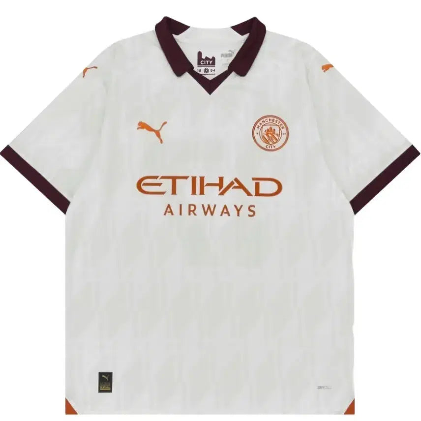 [BUNJANG] Manchester City 23/24 Away Authentic Jersey XXL / [2XL] 23 24 맨시티 어웨이 새상품 맨체스터시티 유니폼 저지 XXL